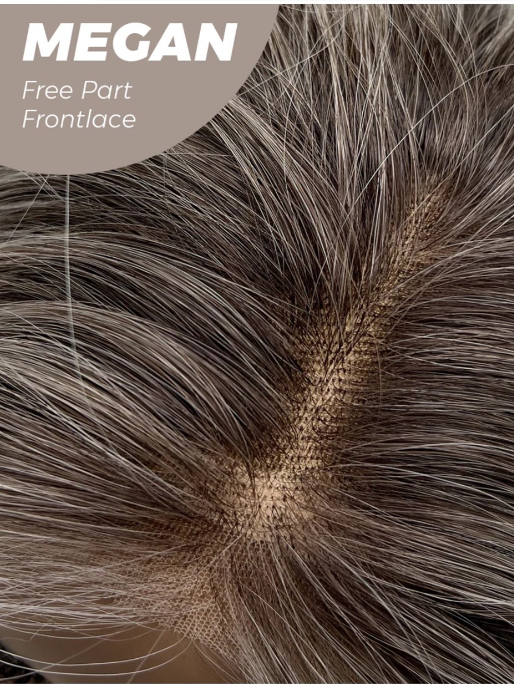 JBEXTENSION MEGAN GREY WIG, WITH TAGS, FIBER X - Picture 6 of 6